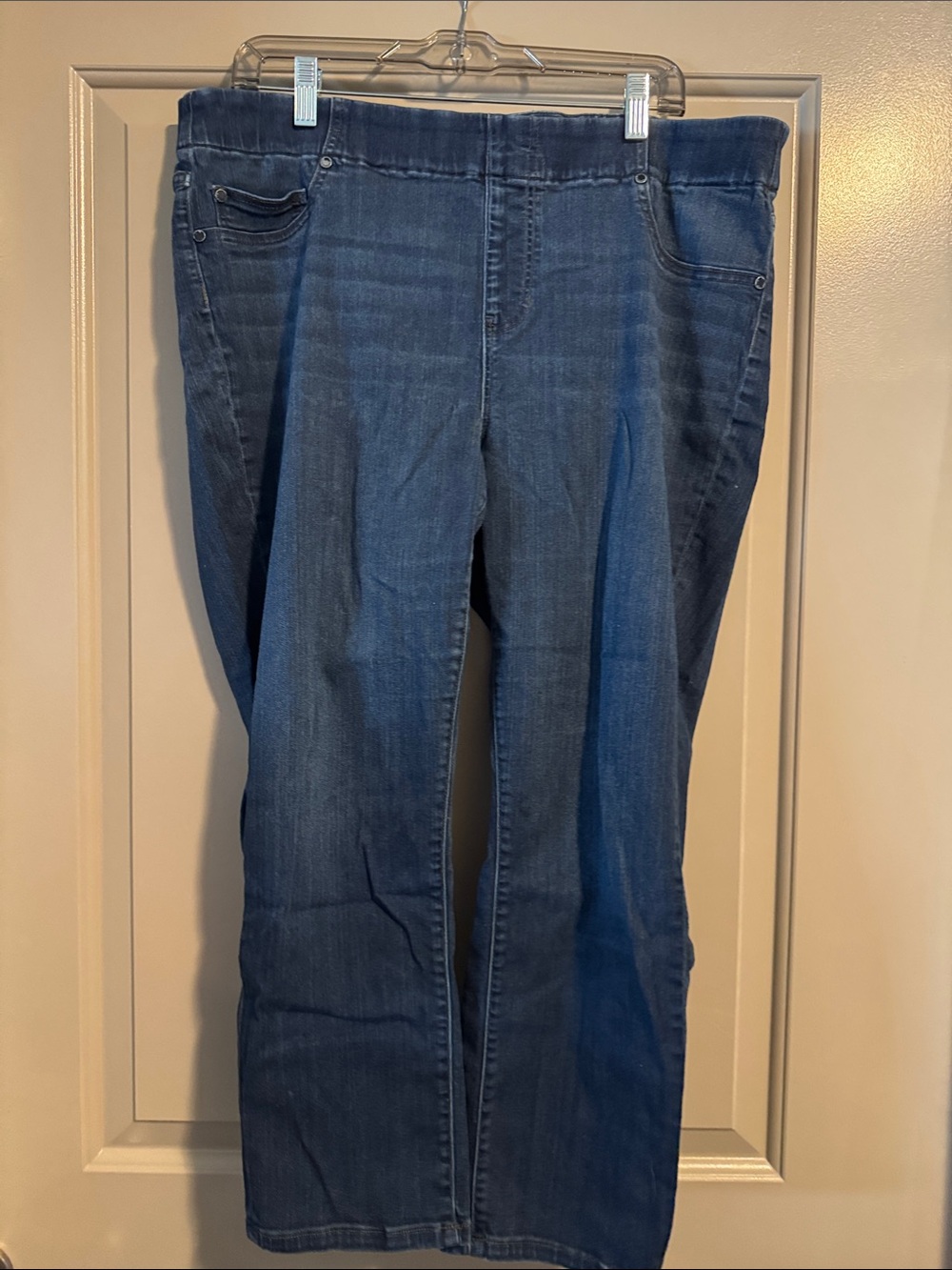 Liverpool Women's Straight Leg Jeans in Blue Wash